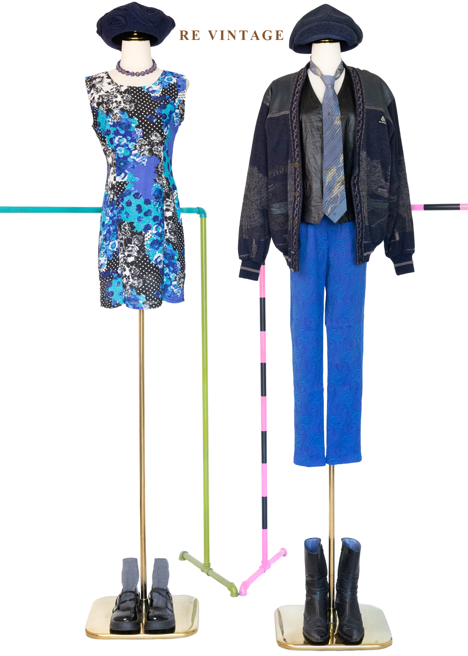 韓國製 - 牛皮黑皮革簡約背心2