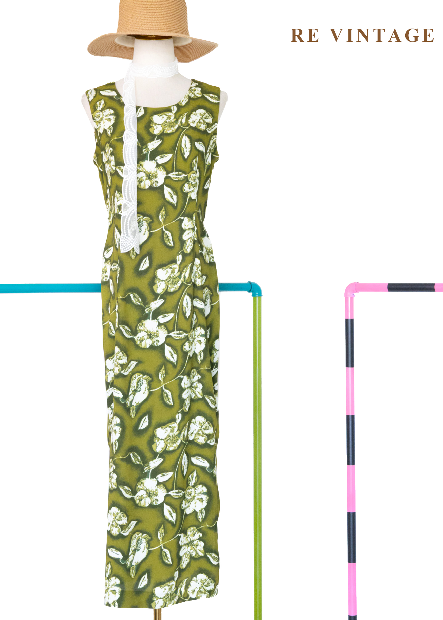 Forest Breeze 優雅的午後花園長洋裝