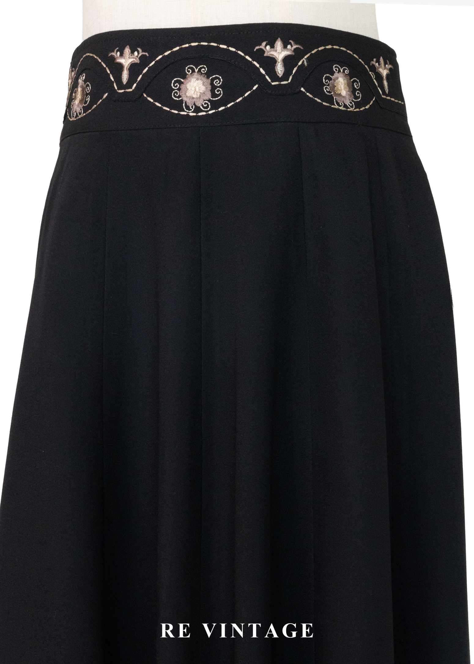 古典金光小夜曲高腰圓裙(25")3