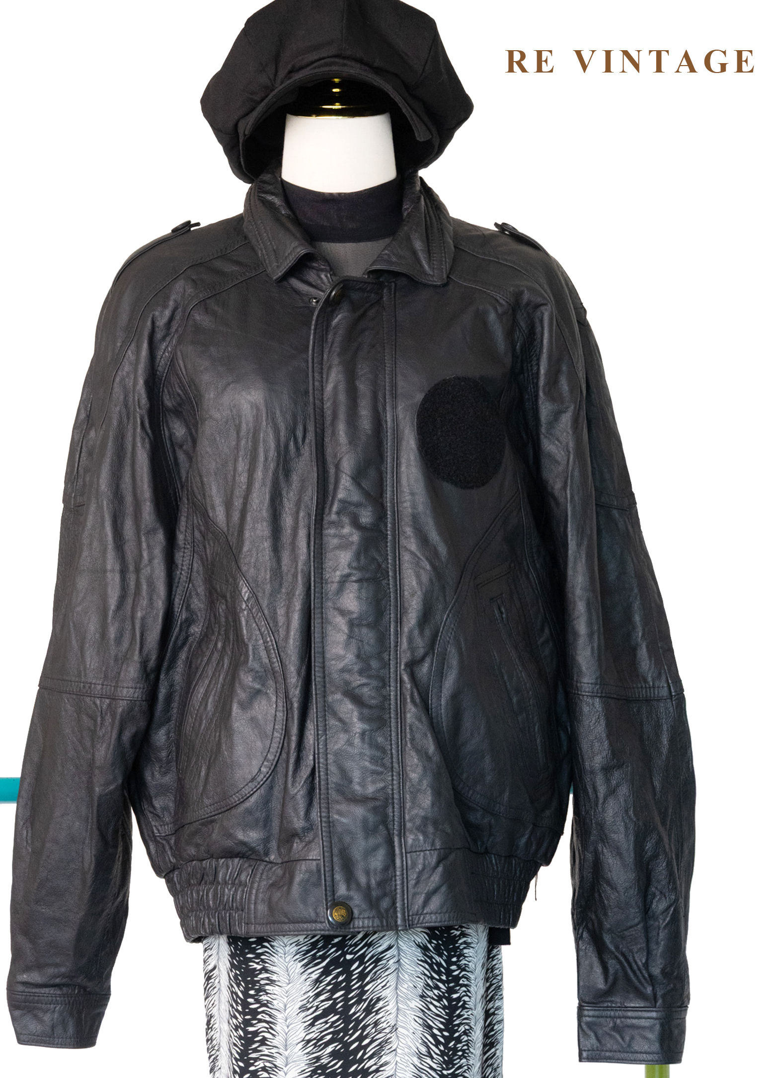 質感單品 - 牛皮夜行者皮革外套7