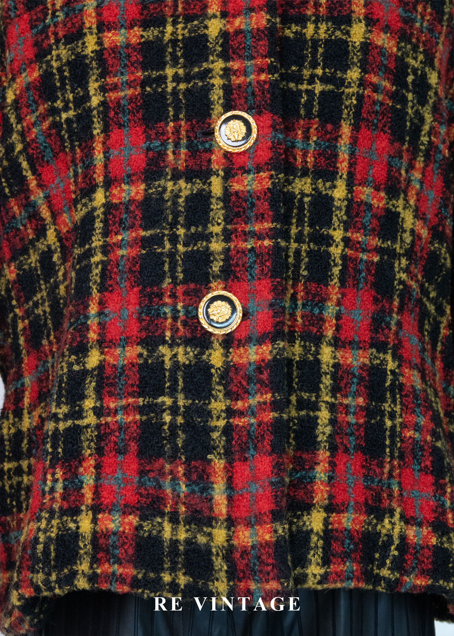 日本製 - 巴黎秋天明亮格紋西裝外套4