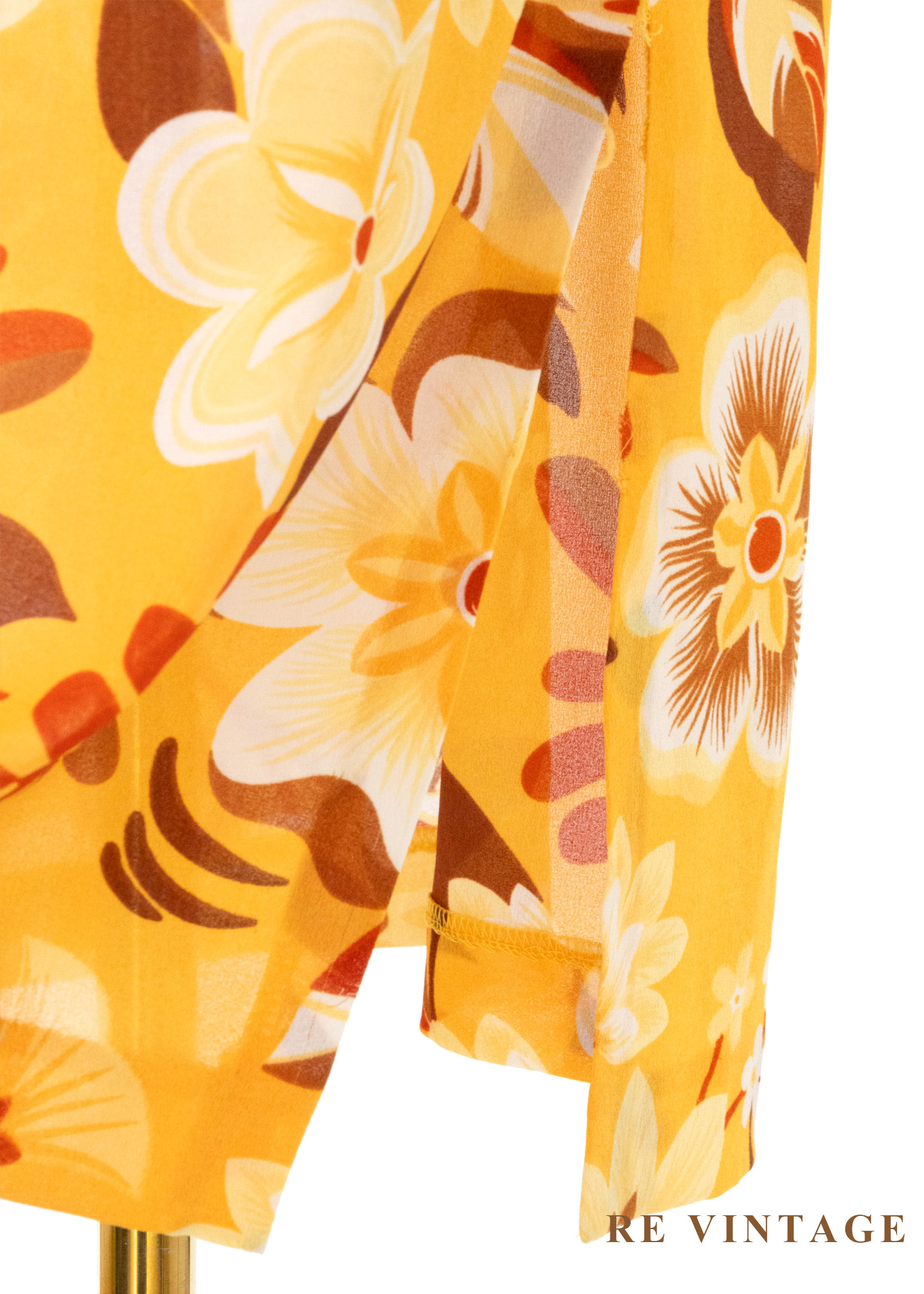 夏日度假感嬉皮花朵雪紡裙(25")6