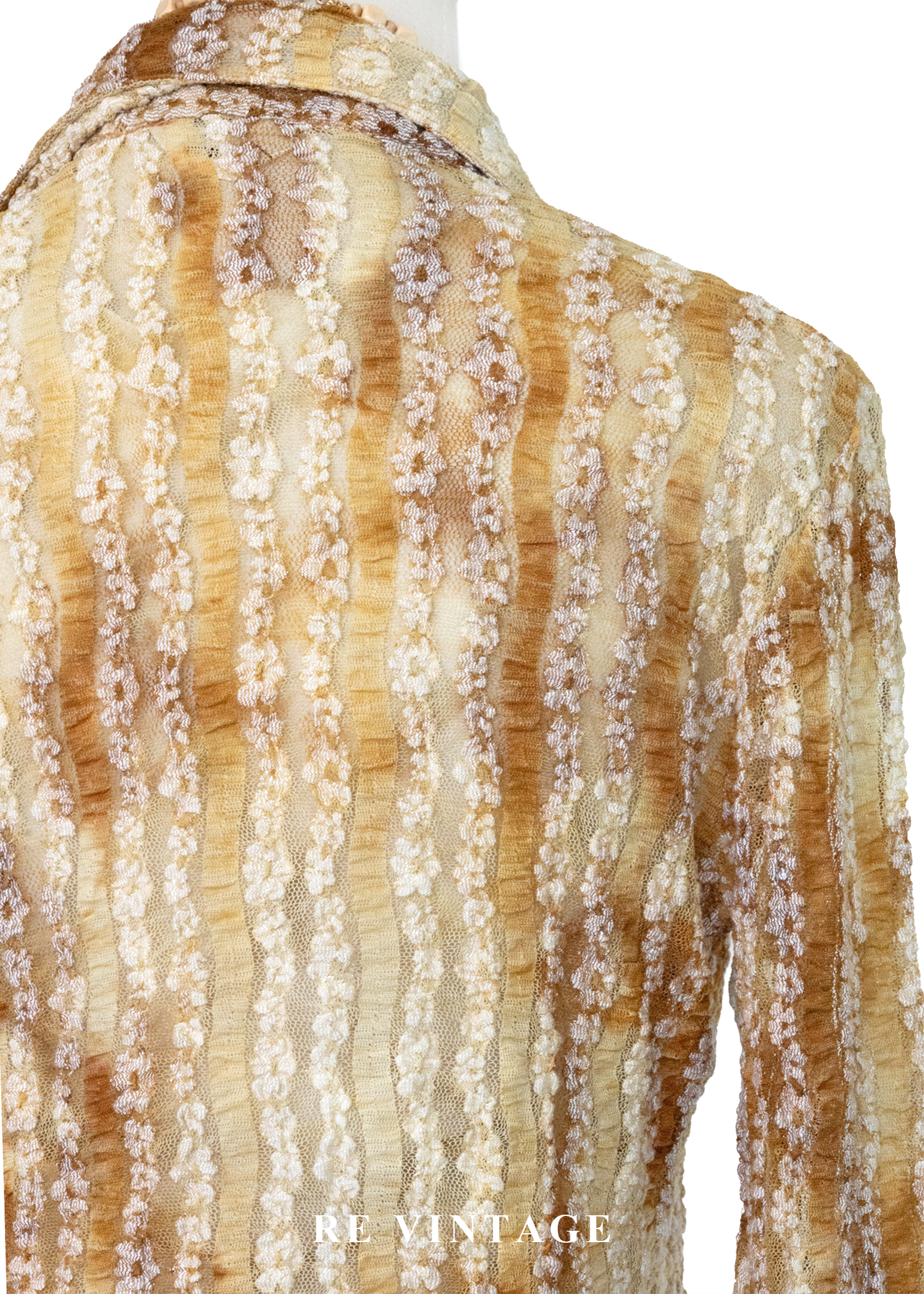 蜂蜜褶光小花上衣11