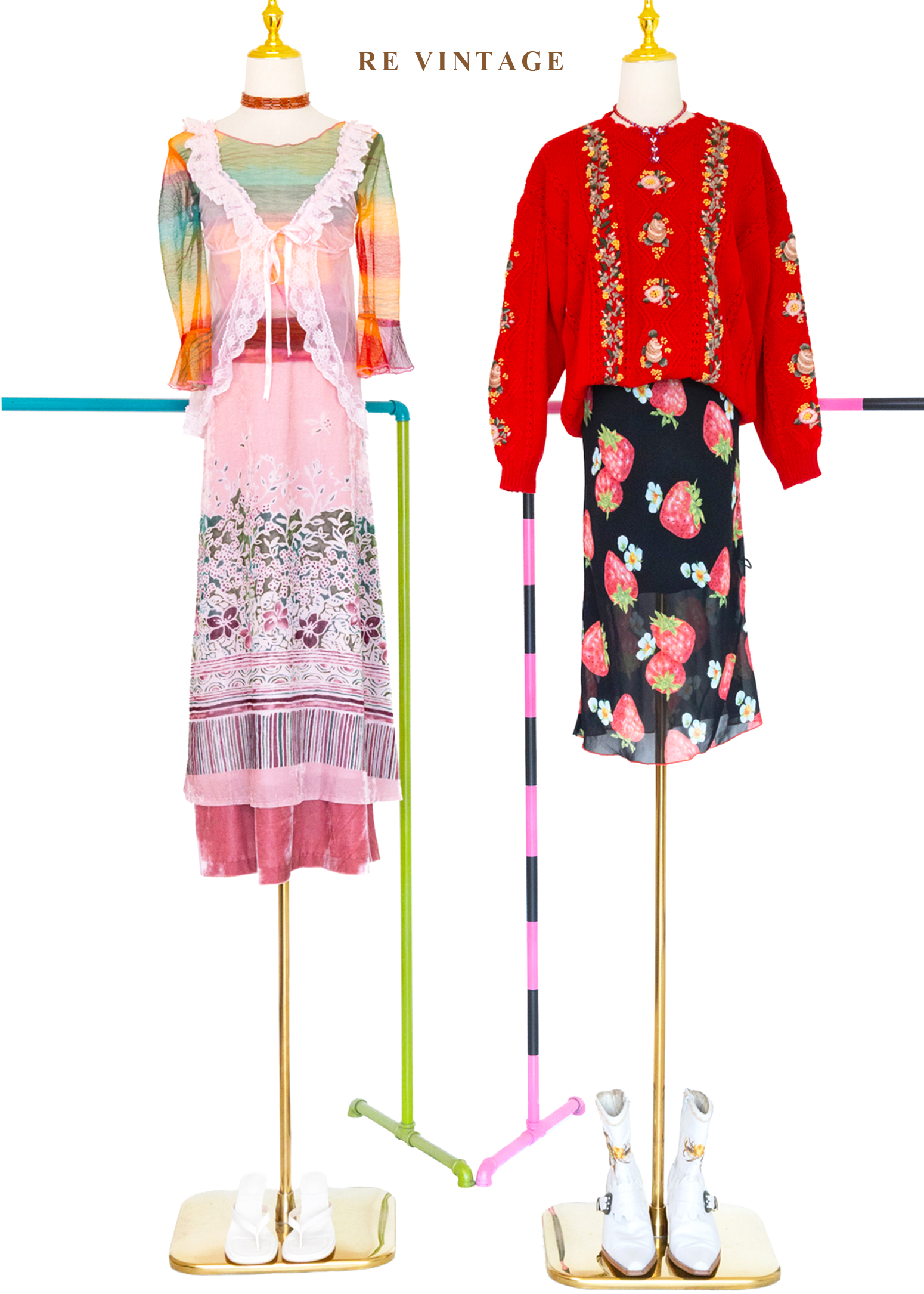 粉紅光的美夢蕾絲背心2