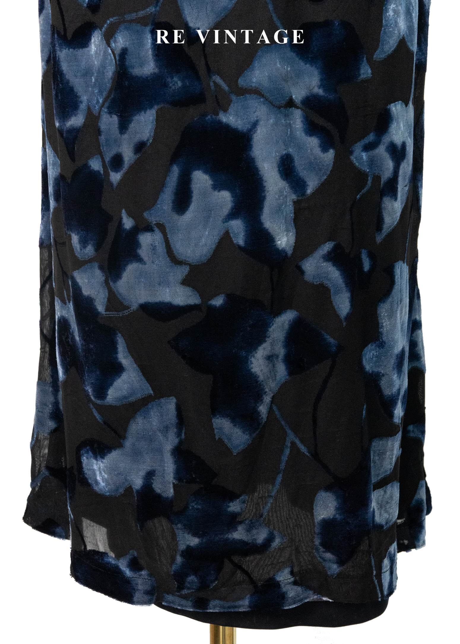 Ink Tide Blue 海潮夜色長裙(22-26")6