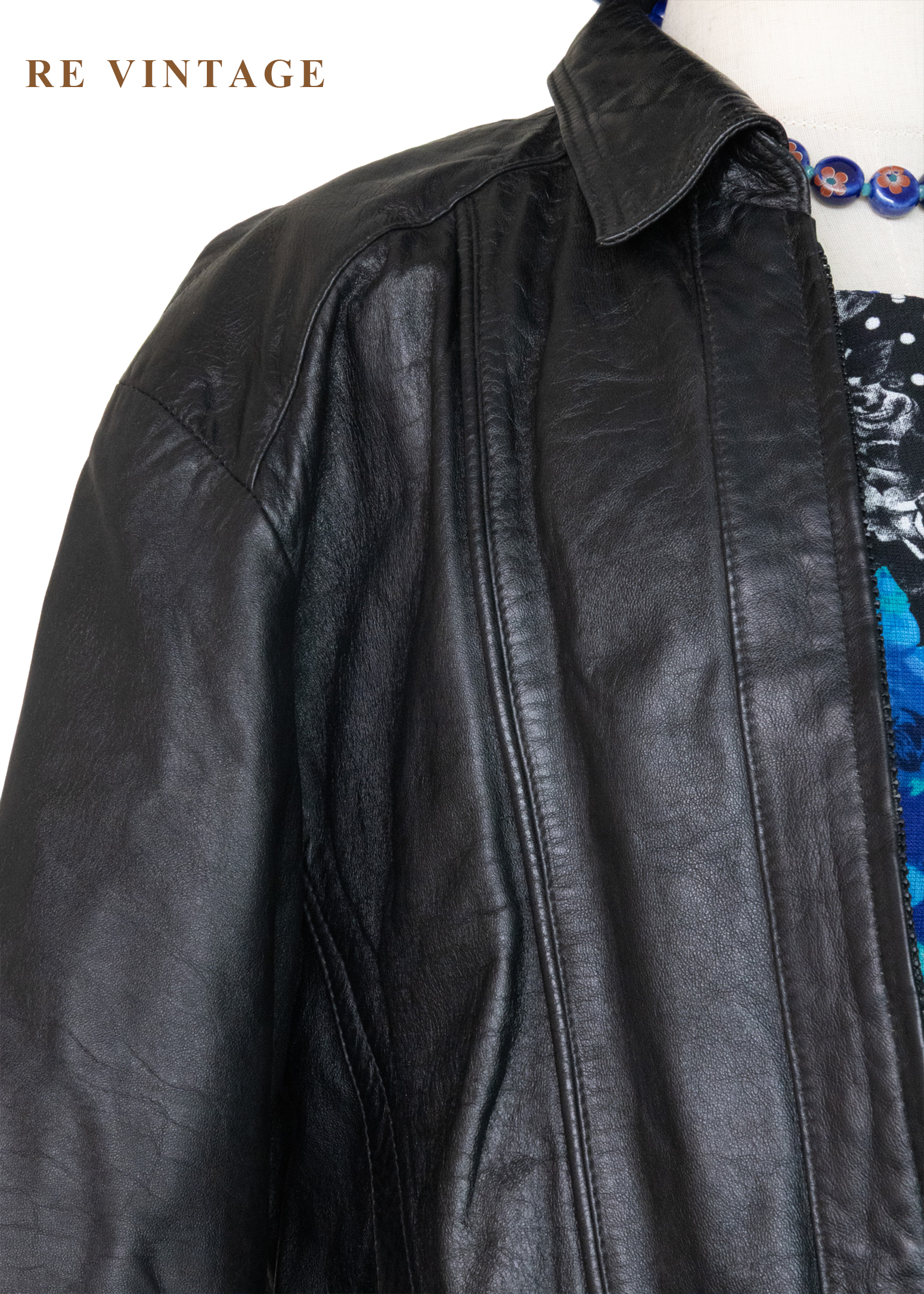 質感單品 -帥氣魔女黑皮革外套15