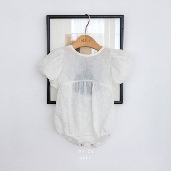 ribbon壓紋包屁衣(2color)10