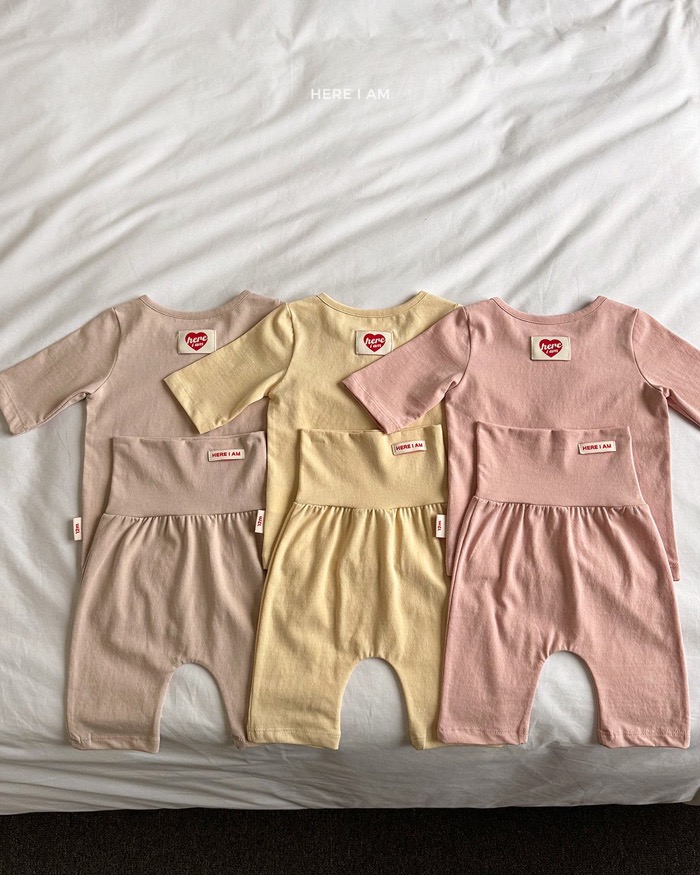 馬卡龍6分袖+褲套裝(baby/kids)8