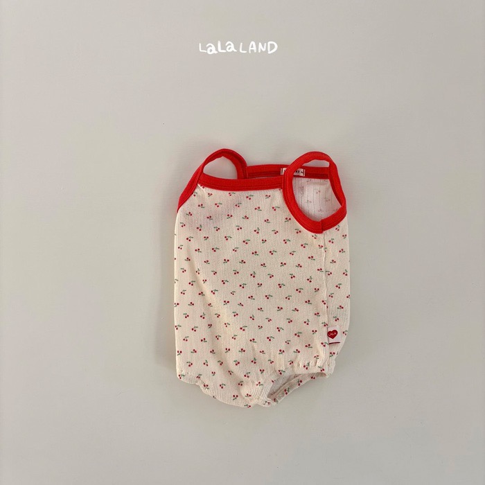 櫻桃細肩包屁衣(2color)24