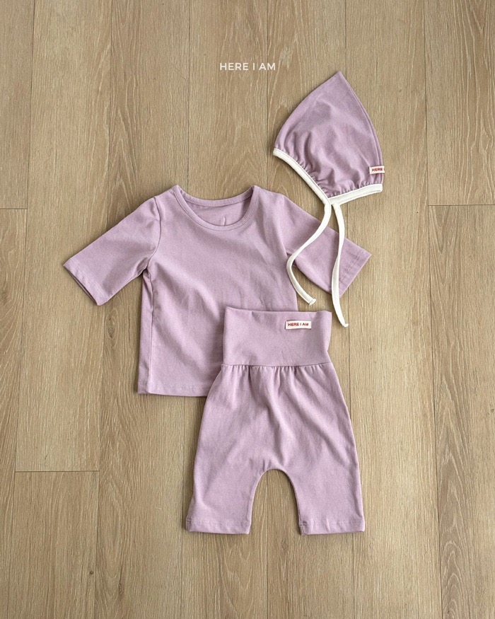 馬卡龍6分袖+褲套裝(baby/kids)5