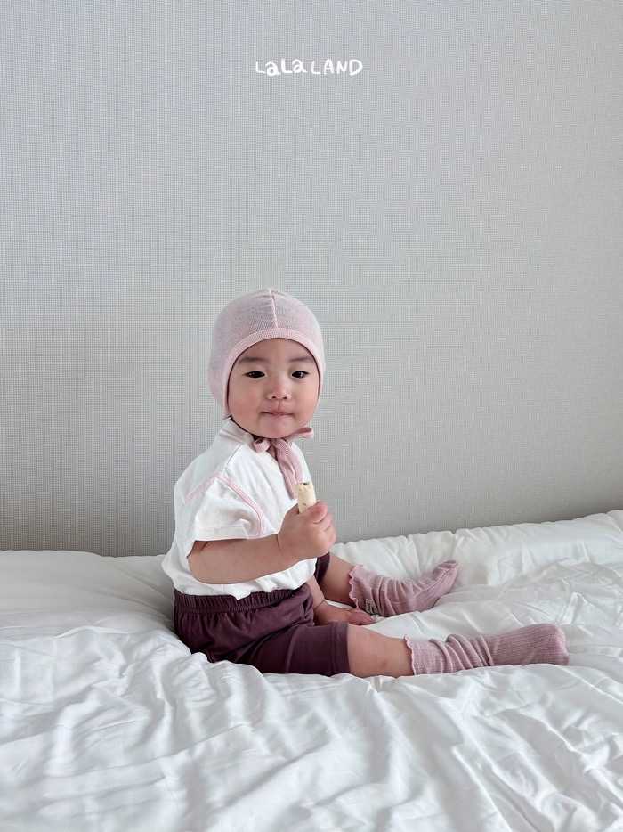 布標口袋6分鬆緊褲(2color/baby)4