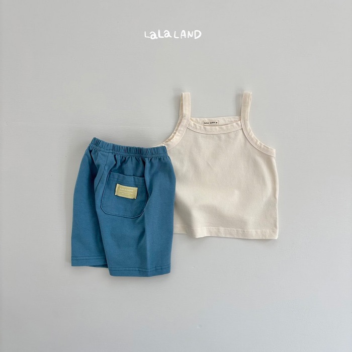 布標口袋6分鬆緊褲(2color/baby)16