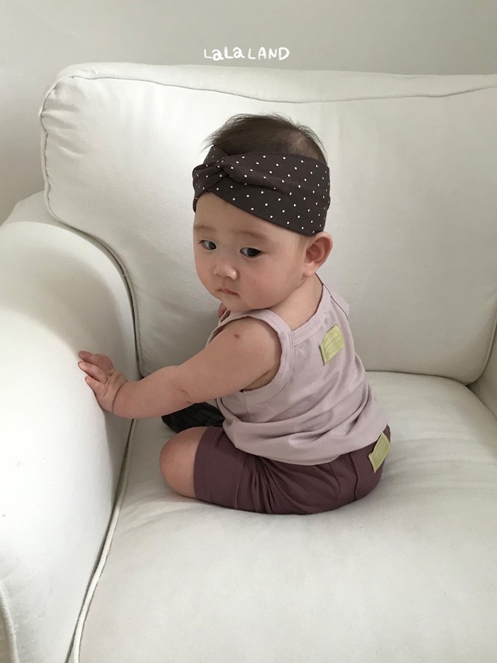 布標口袋6分鬆緊褲(2color/baby)3