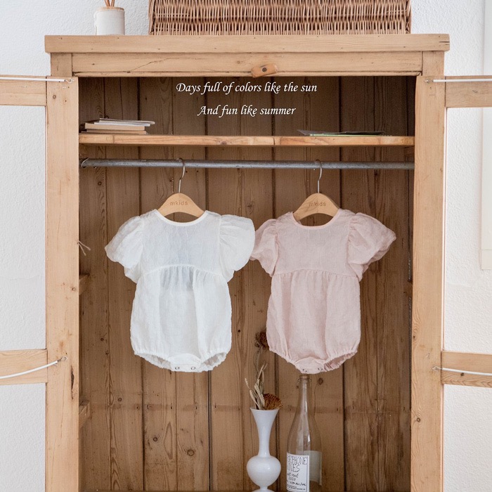 ribbon壓紋包屁衣(2color)7