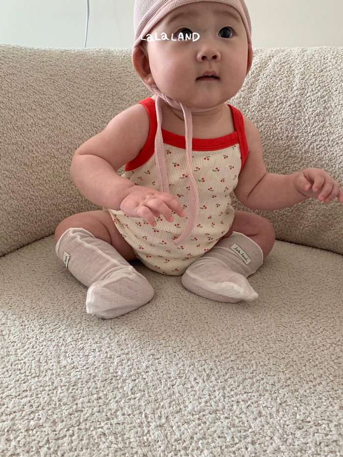 櫻桃細肩包屁衣(2color)11