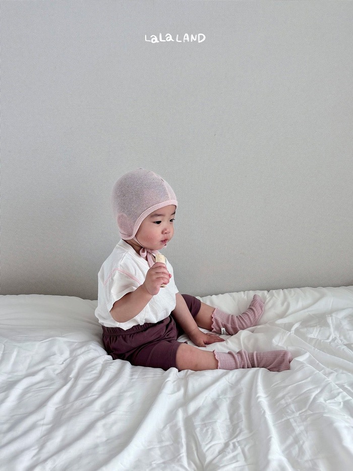 布標口袋6分鬆緊褲(2color/baby)9