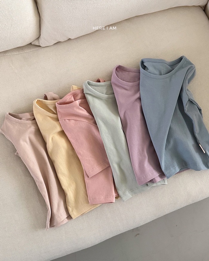 馬卡龍6分袖+褲套裝(baby/kids)1