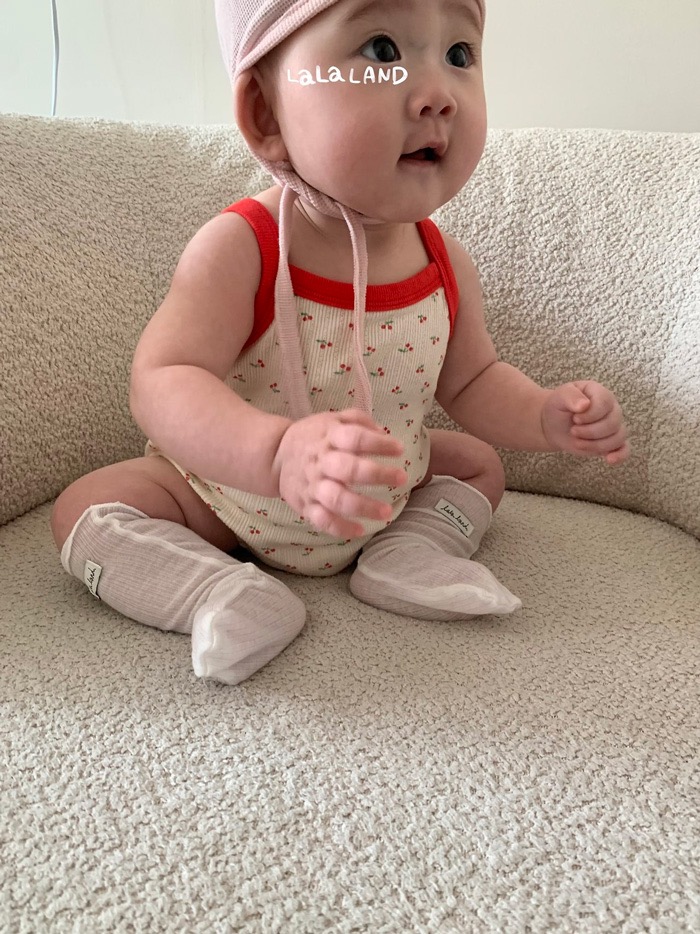 櫻桃細肩包屁衣(2color)10