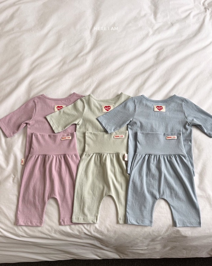 馬卡龍6分袖+褲套裝(baby/kids)7