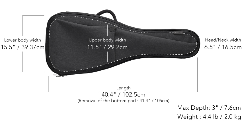 BRISQ EG 電吉他袋-Black Camo | 所有商品- basiner