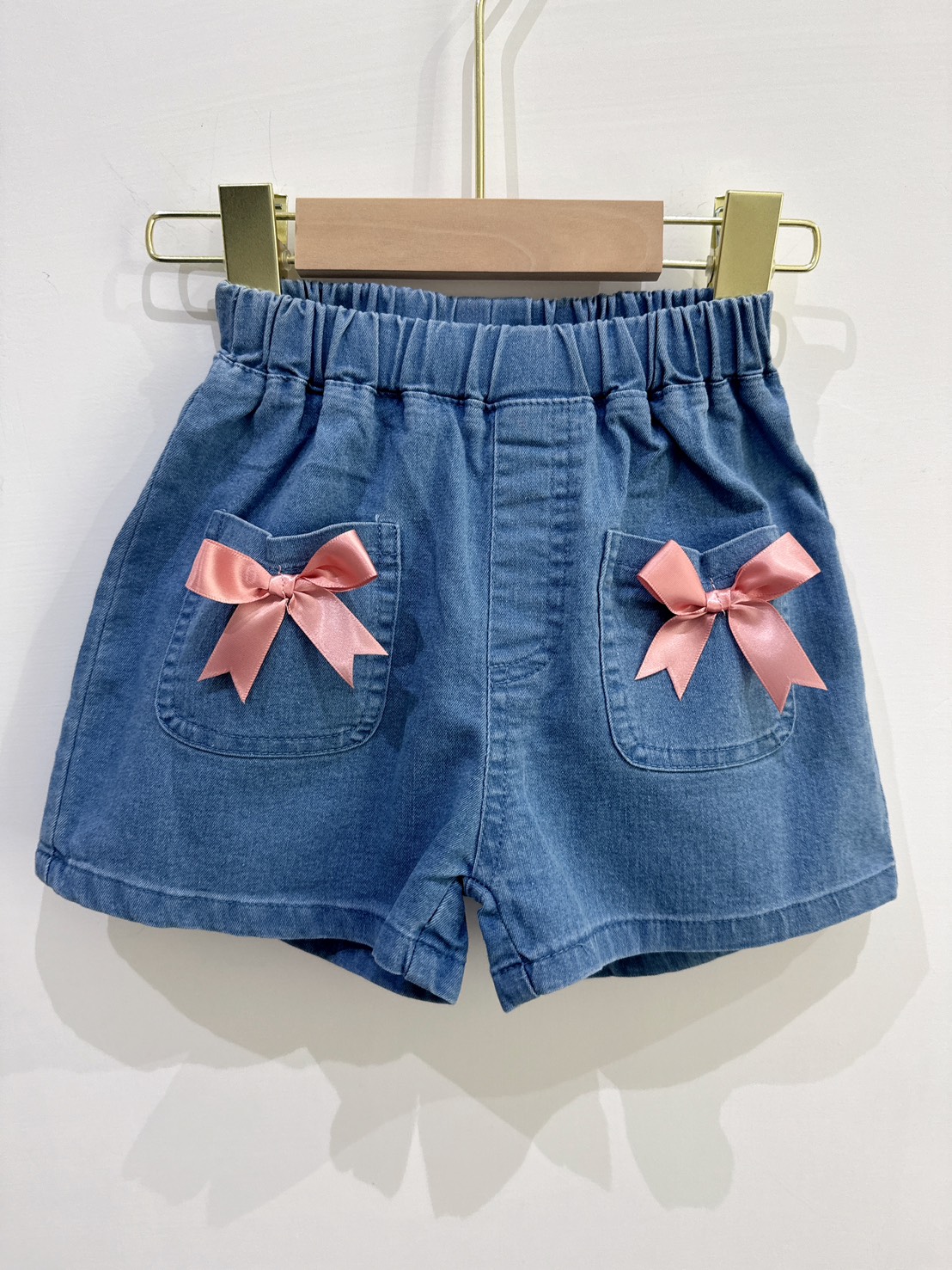 【RIBBON POCKET|蝴蝶結口袋牛仔|短褲】3