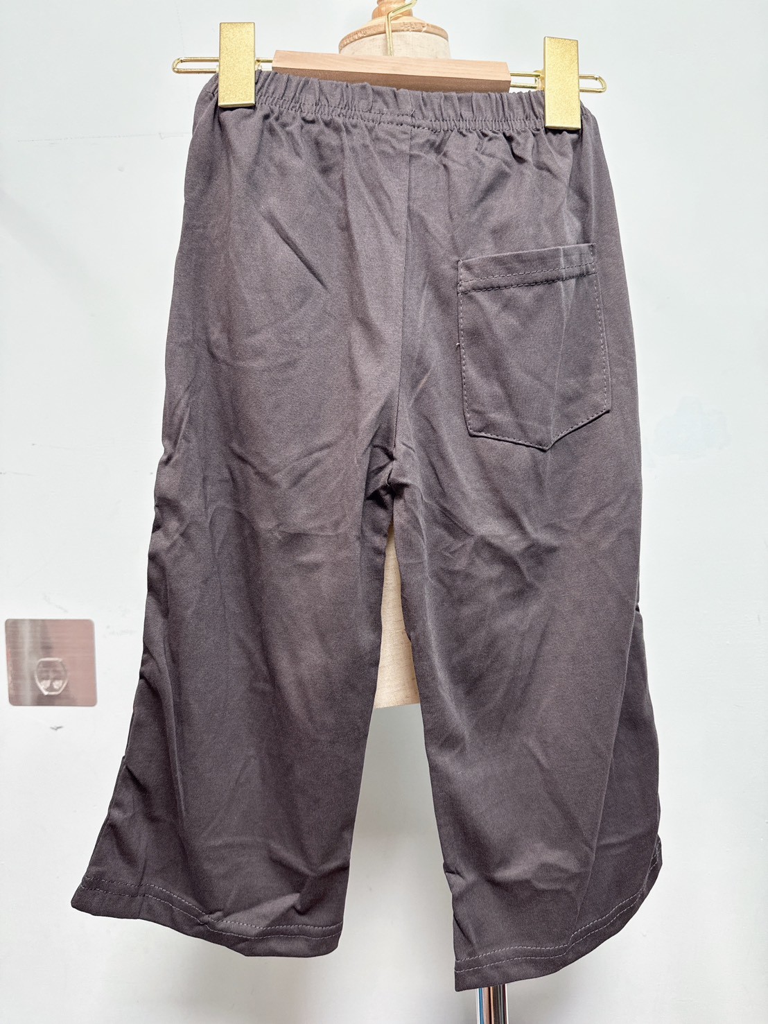 【Mini Line Stripe Pants◆ 韓系◆側邊寬褲】2