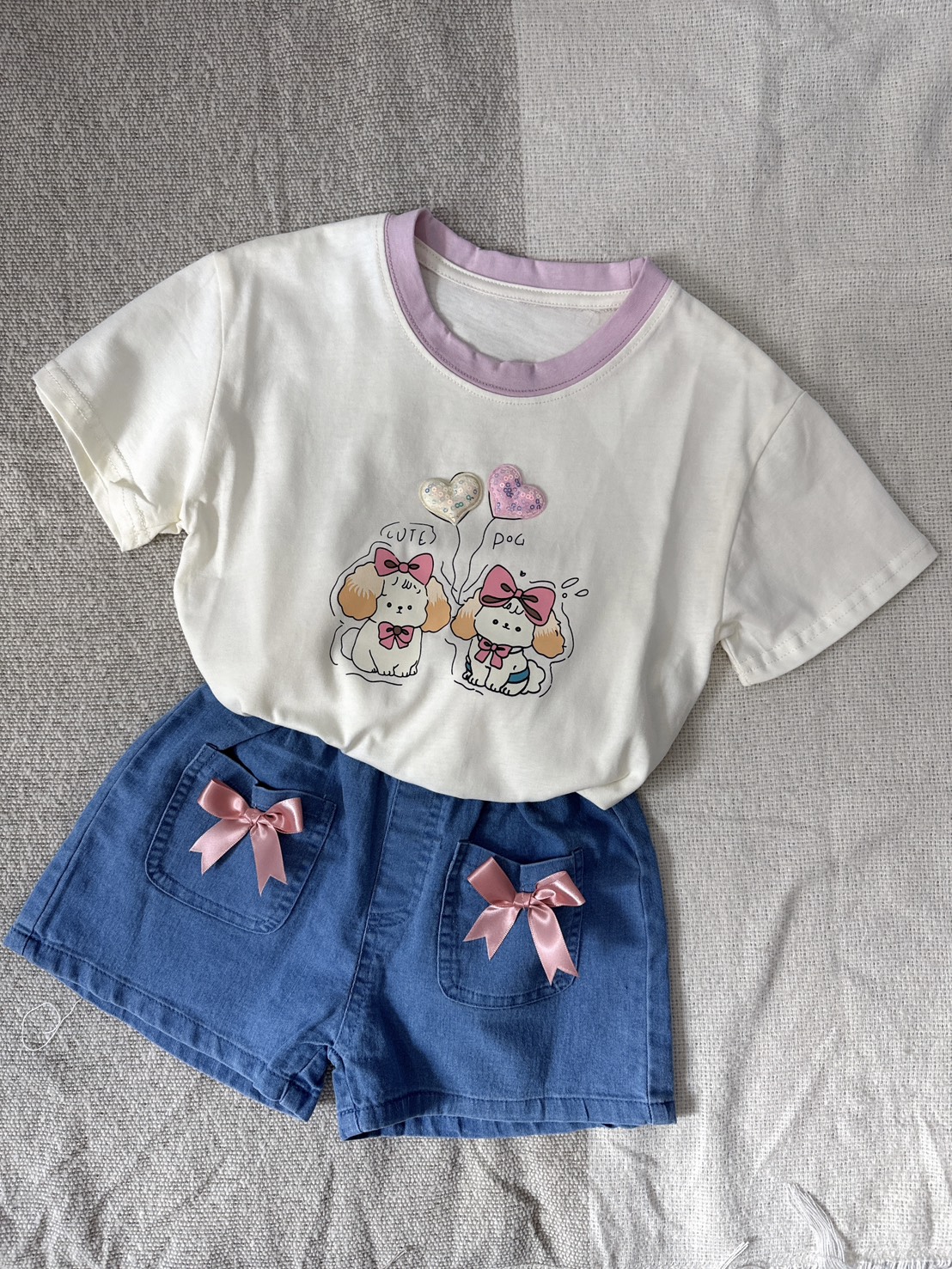 【RIBBON POCKET|蝴蝶結口袋牛仔|短褲】5