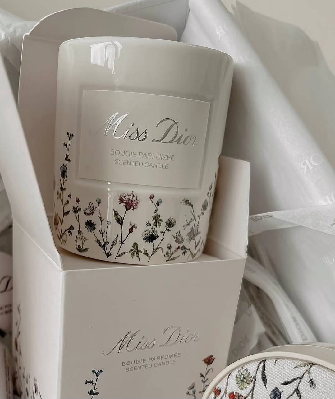 【Dior 迪奧】Miss Dior 花漾迪奧香氛蠟燭 85g