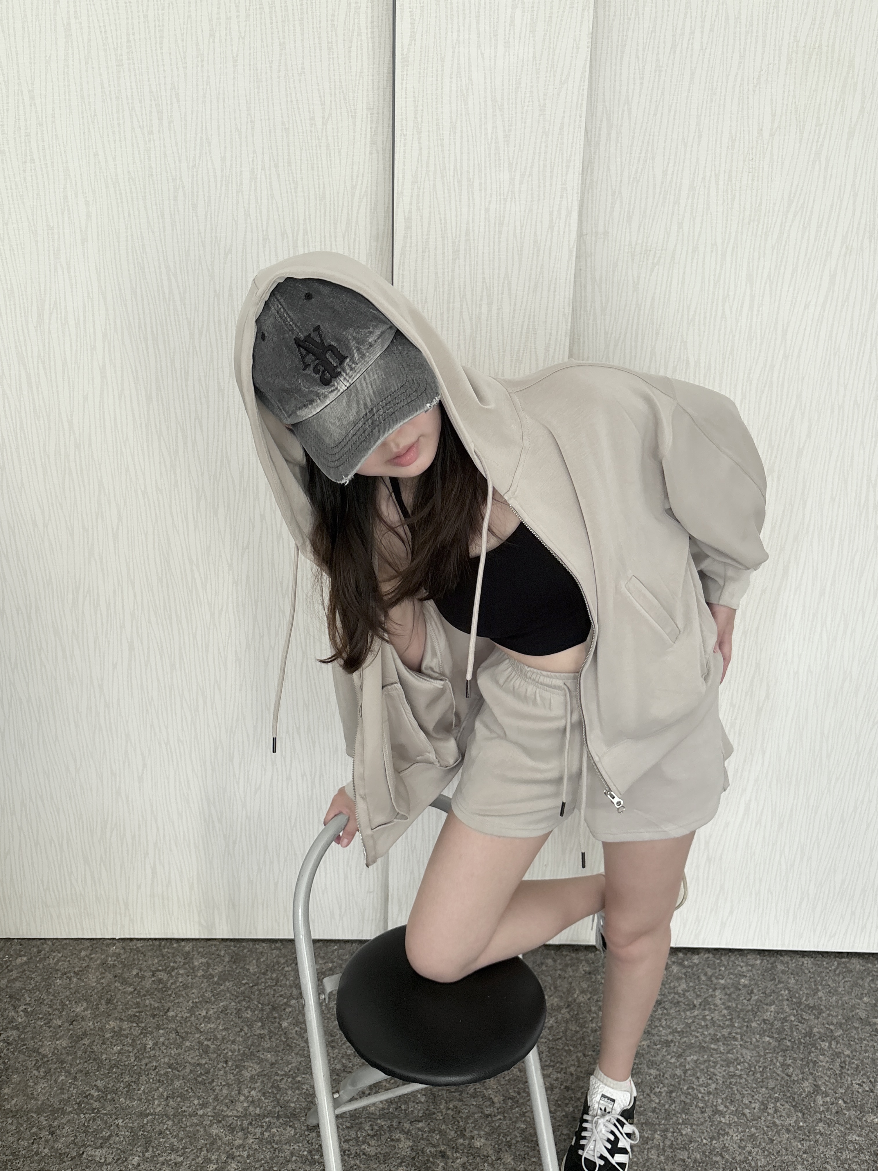 涼感太空棉雙拉鏈外套