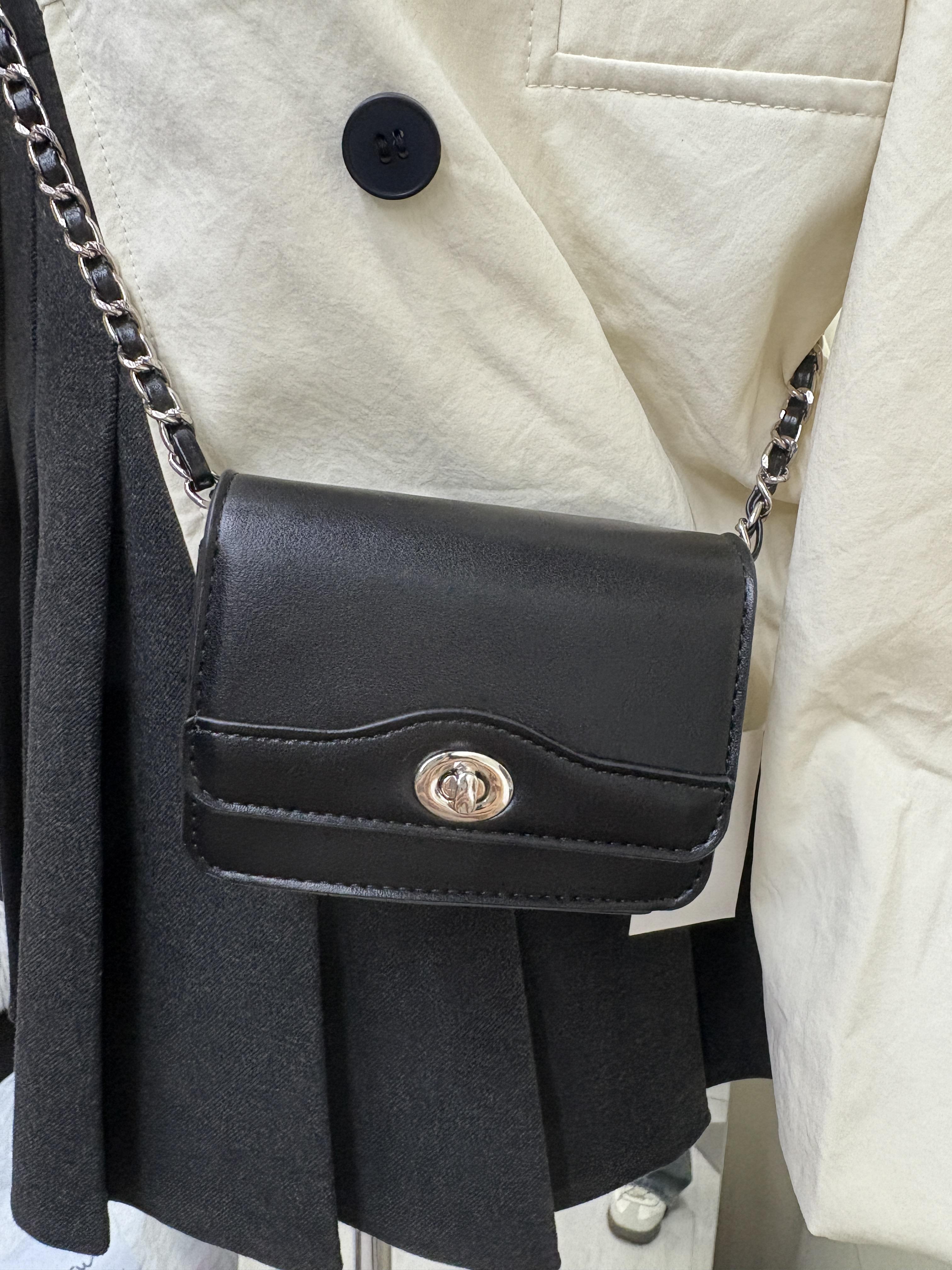 限量🇰🇷小香鏈黑色小方包