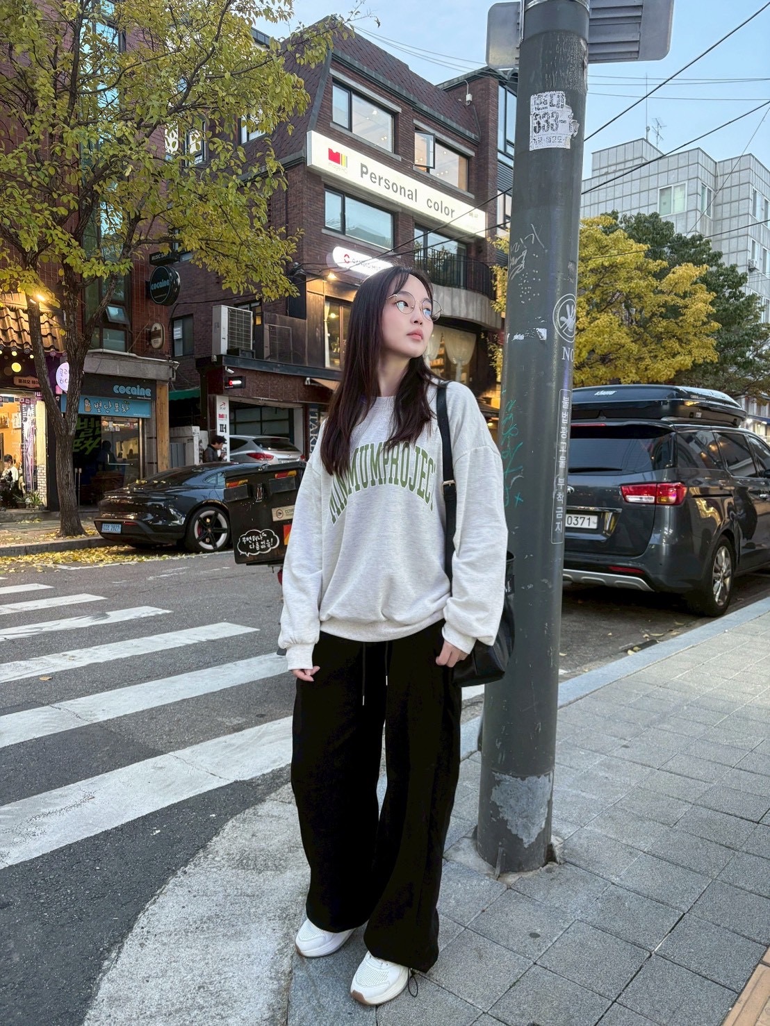 正韓🇰🇷MINIMUMPROJECT內磨毛薄款大學T