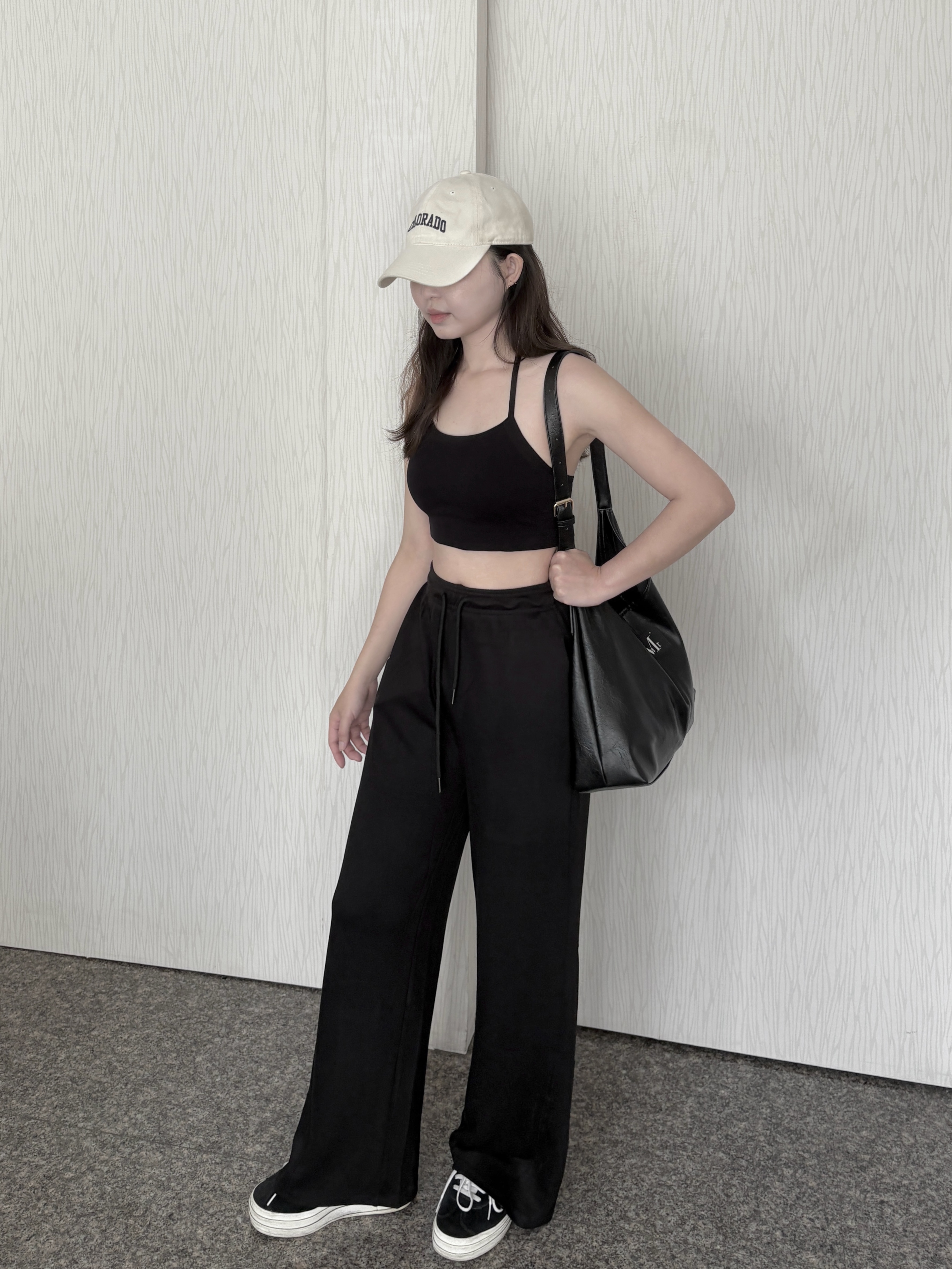 涼感太空棉抽繩長寬褲