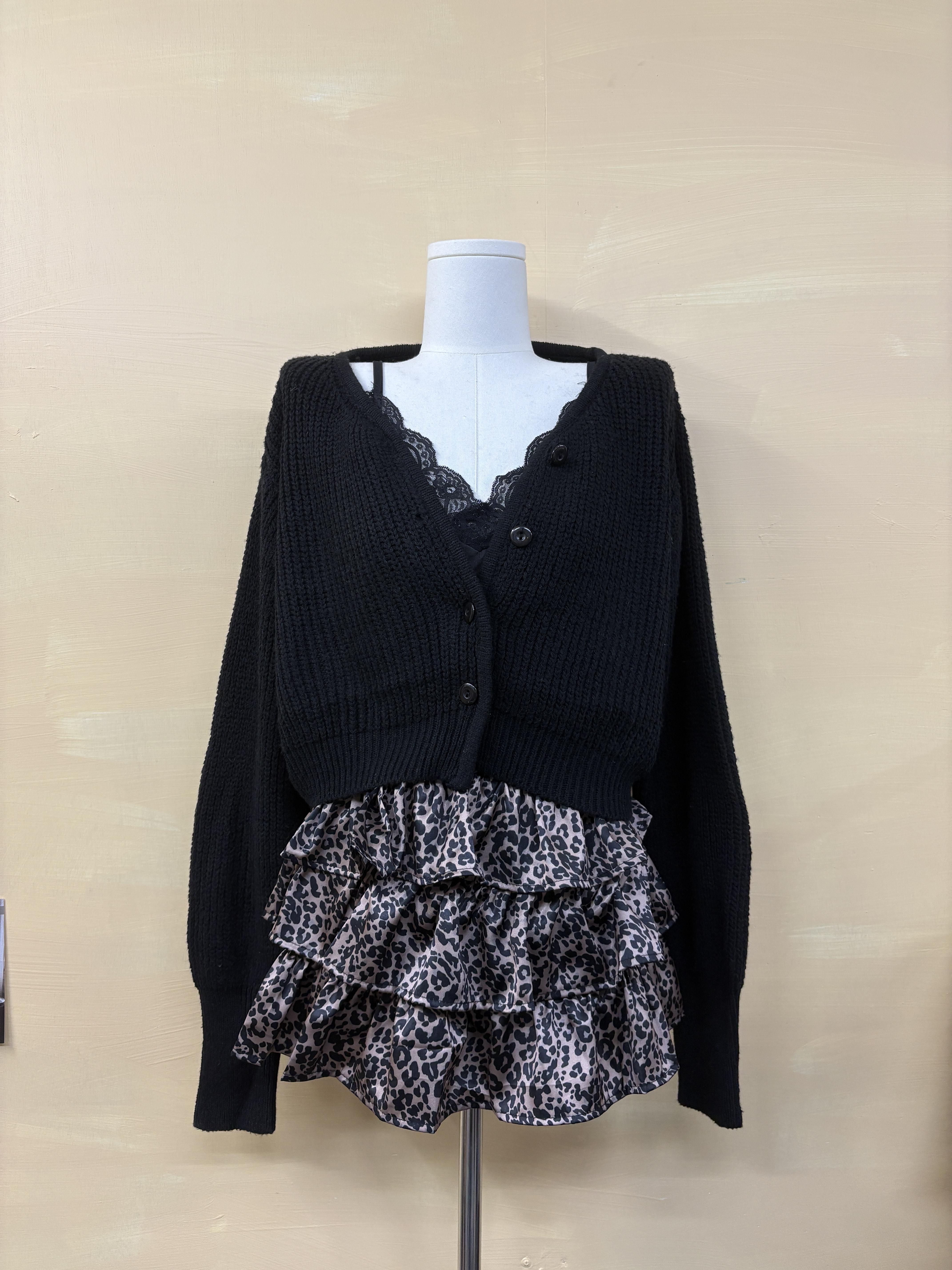 豹紋蛋糕短褲裙 豹紋蛋糕短褲裙