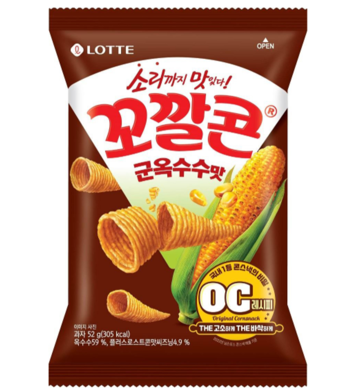 LOTTE🇰🇷烤玉米脆角餅乾(52g)