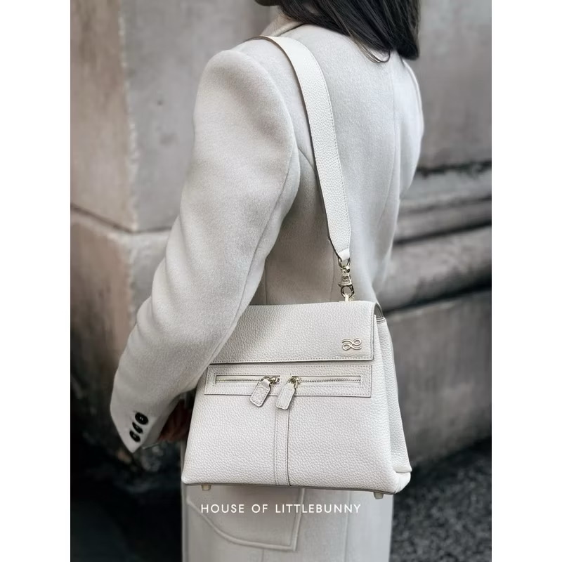 LITTLE BUNNY🇹🇭翻蓋雙拉鏈梯形包(附三種背帶提帶)