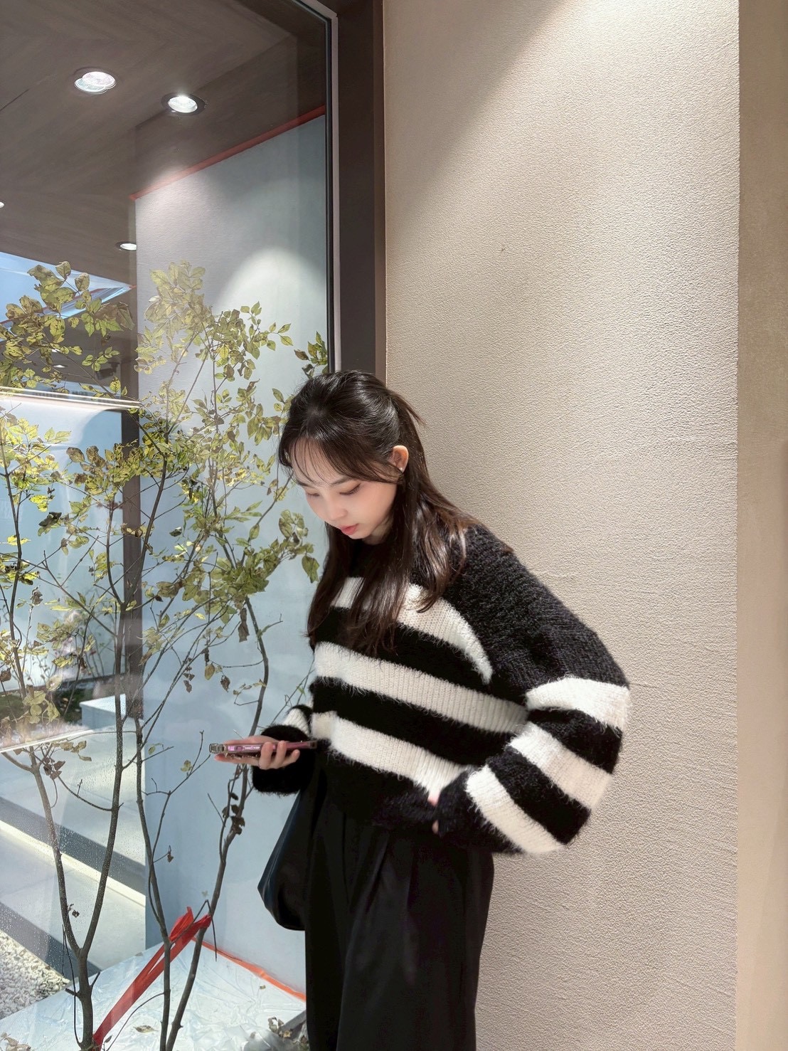 MADE IN KOREA🇰🇷親膚海毛針織短版毛衣