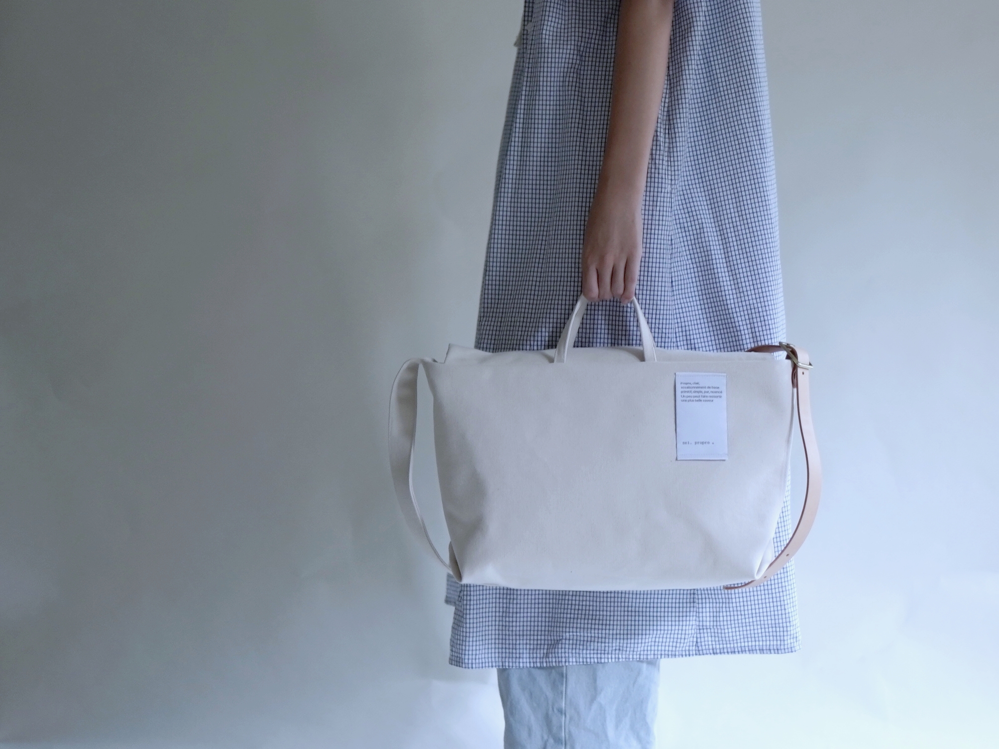 DIY材料包：MINIMALISM洗舊托特包