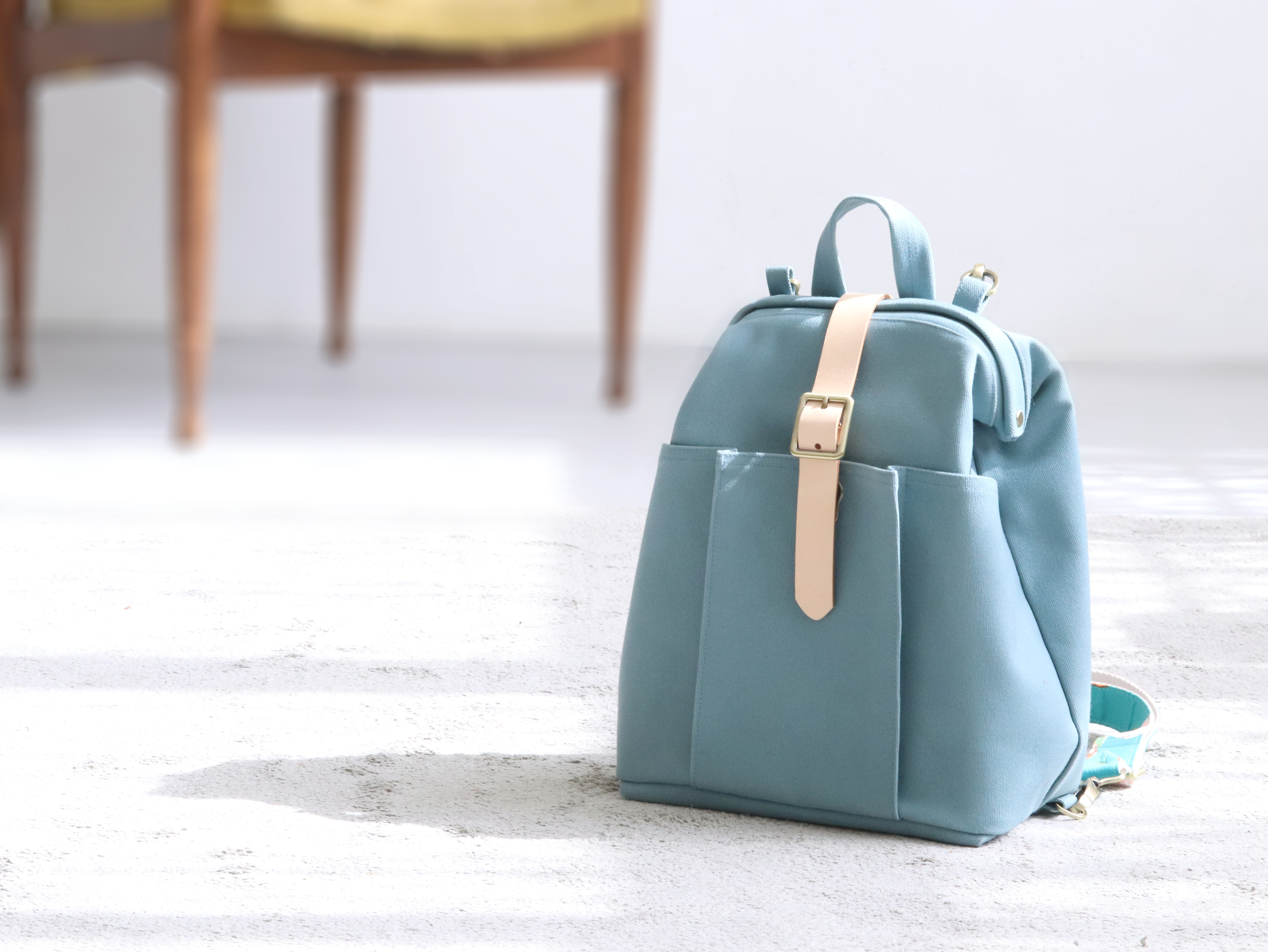 皮革五金組：醫生後背包