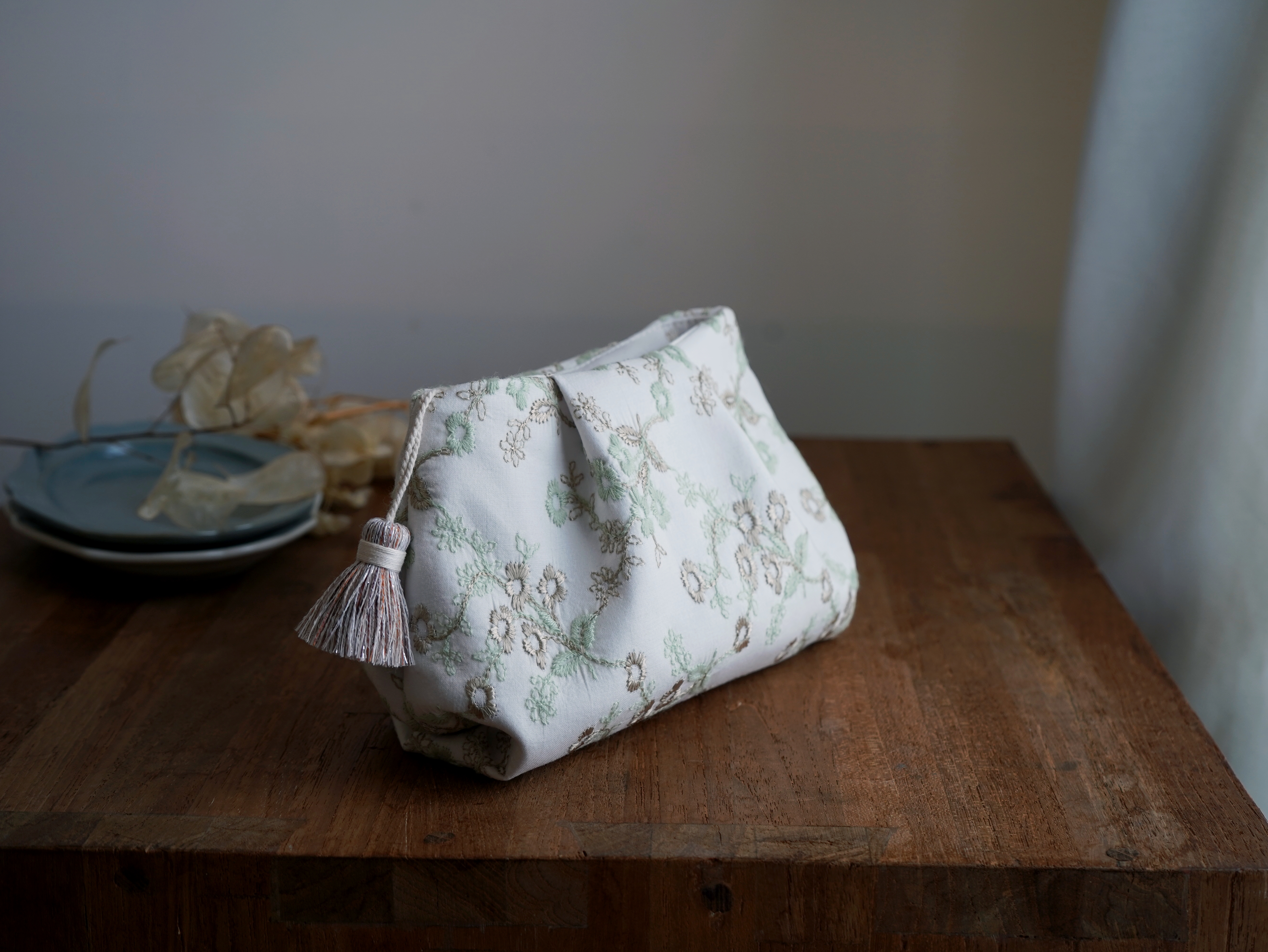 DIY材料包: 花繡/圈繡萬用包