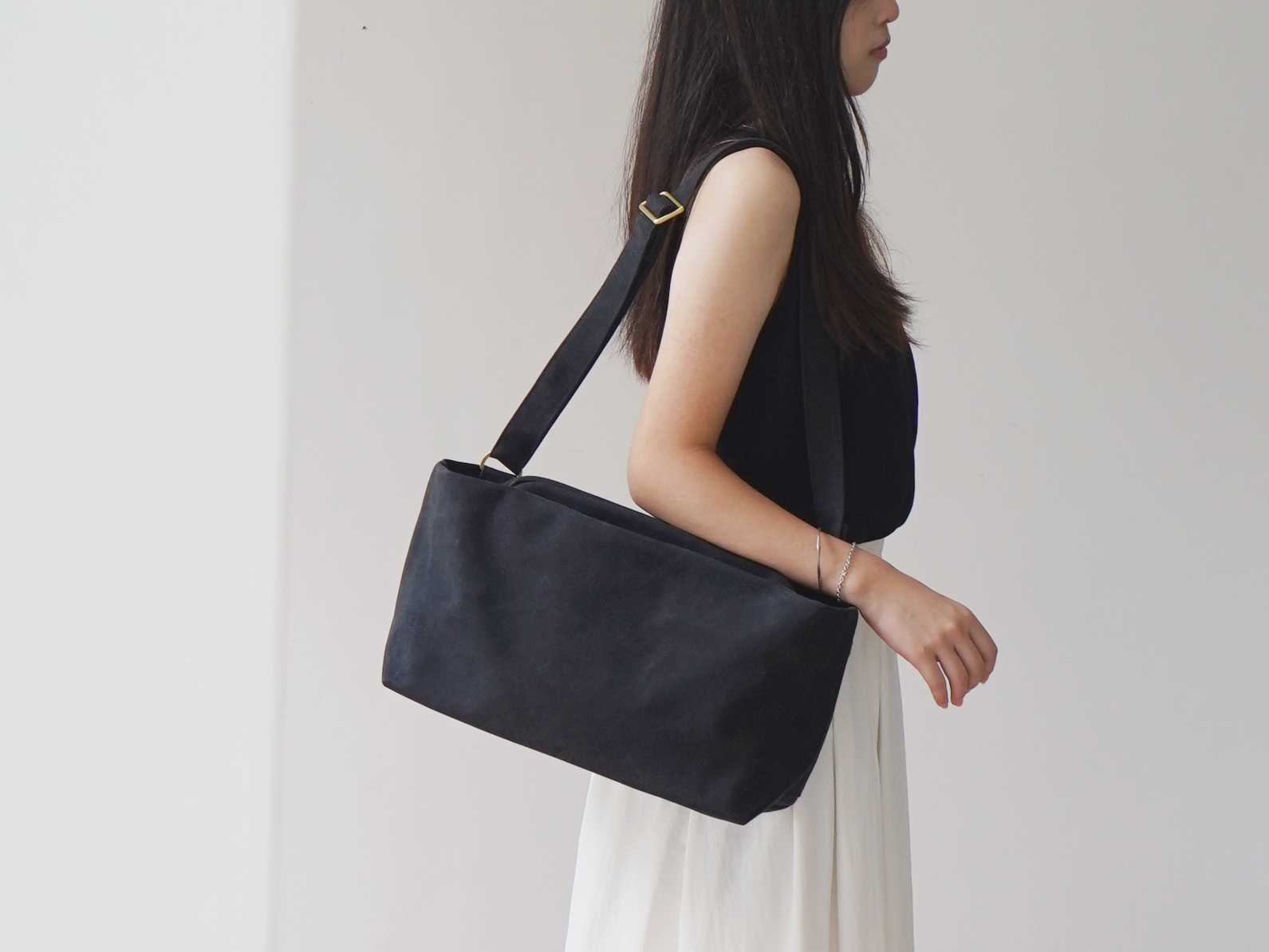 洗舊 soft 肩背包