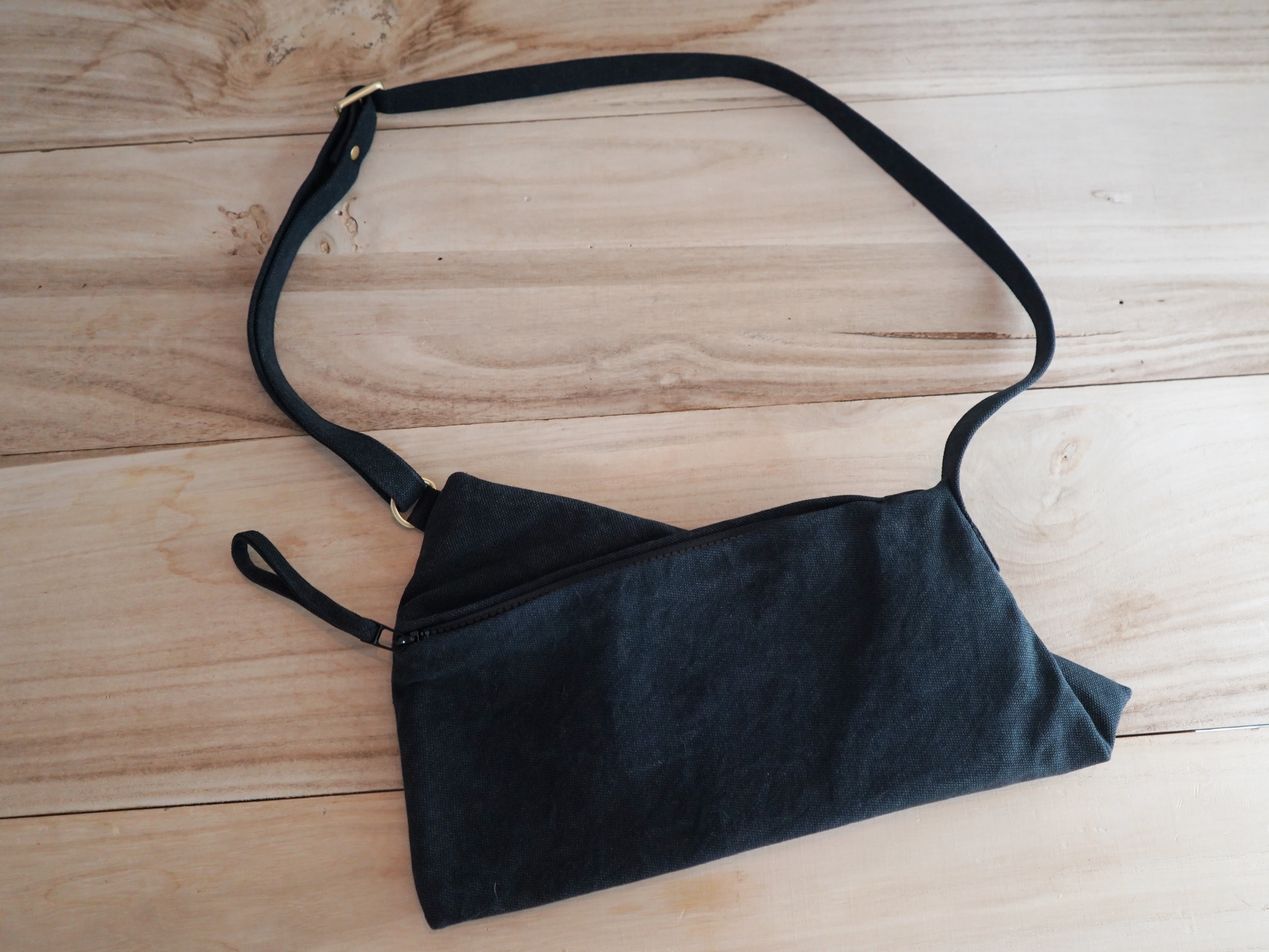 【福利品】96. 山型包 洗舊黑 5 折