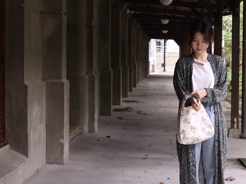 DIY材料包： 山香圓三層手提包