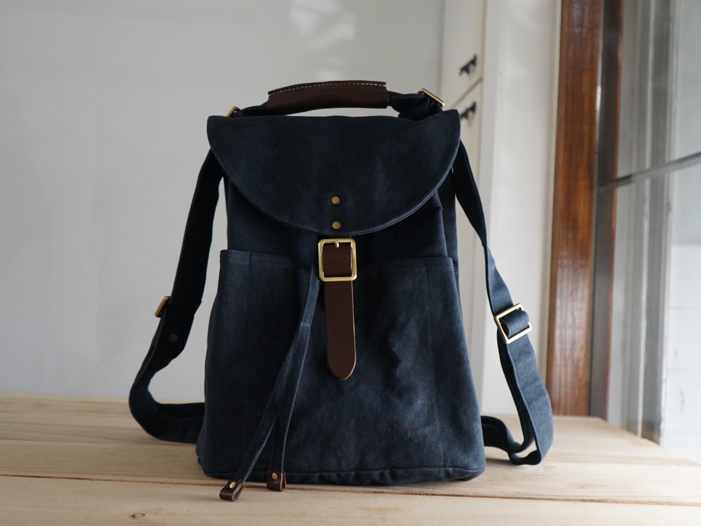 【福利品】28. 三用後背包  洗舊藍  5 折