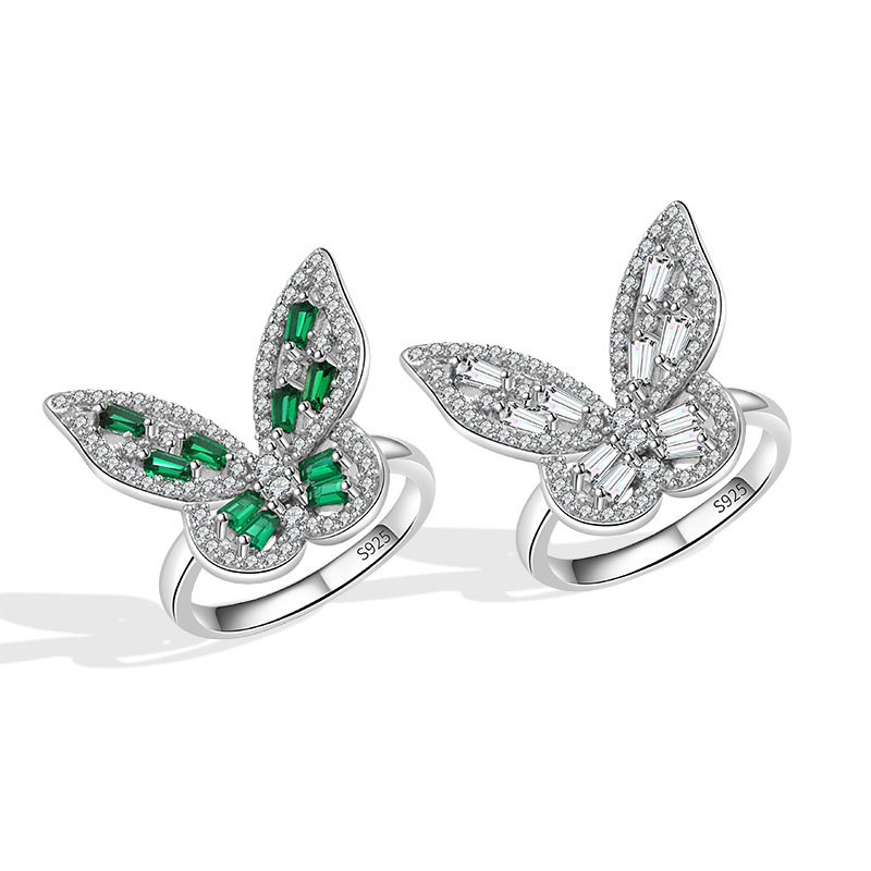 S925銀時尚蝴蝶戒指 S925銀時尚蝴蝶戒指