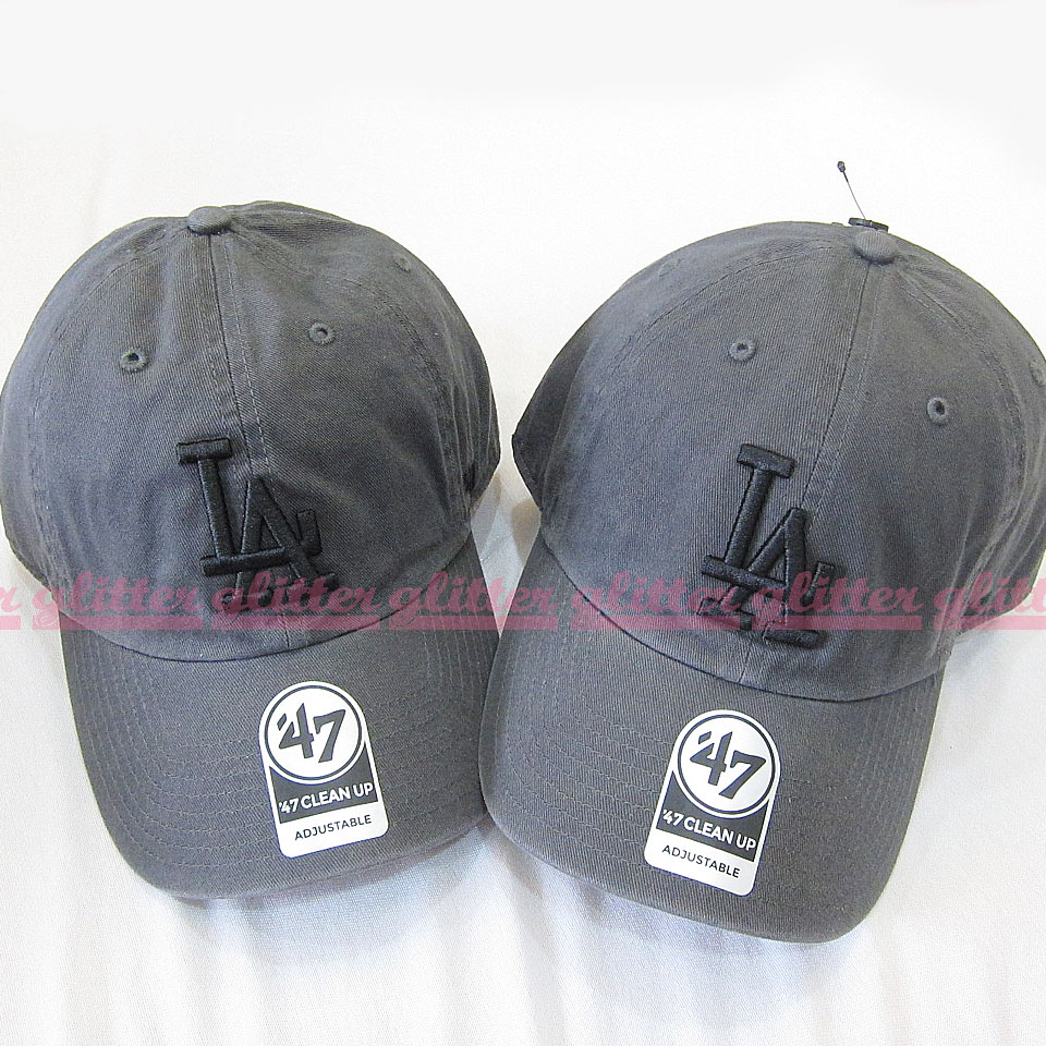 47Brand 47 MLB Clean Up LA 洛杉磯 道奇隊 鐵灰 軟布 老帽 大谷翔平
