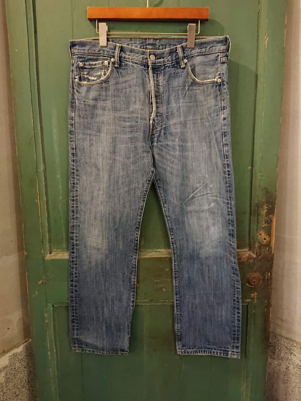 Vintage Levi's 經典501牛仔褲(腰圍36) E-1015-5【星期一古著BLUE