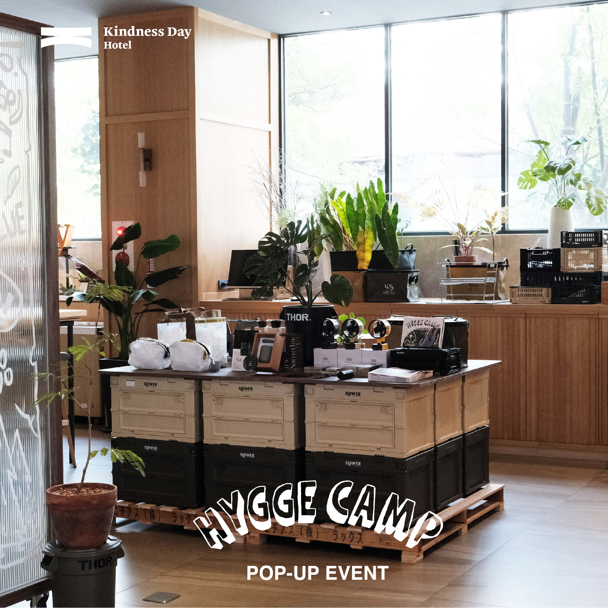 SLOWER @ HYGGE CAMP 期間限定選物店