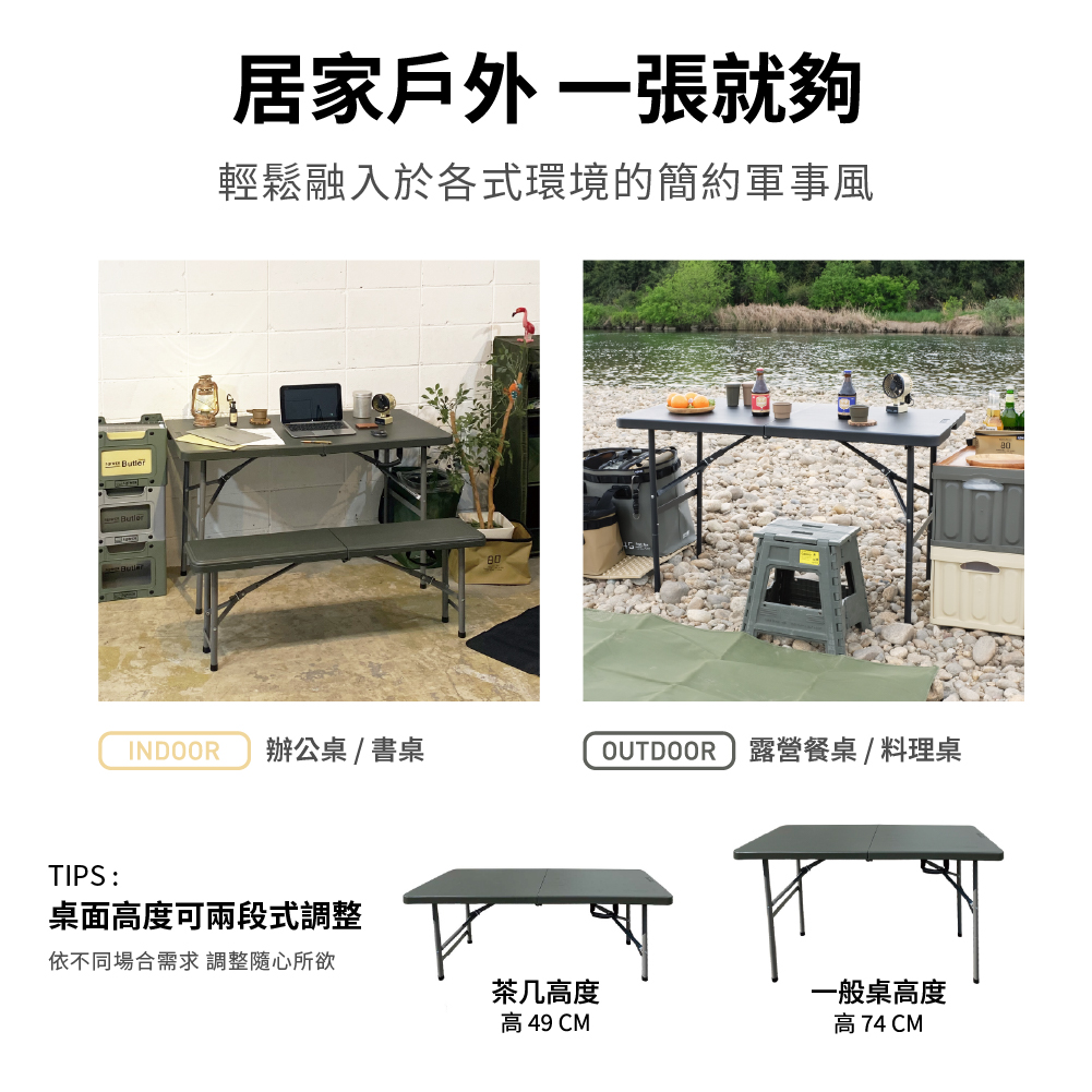 アメリカンテーブル　ミリタリー MILITARY 【別途送料5,500円】実物 USED 米軍 フォールディング