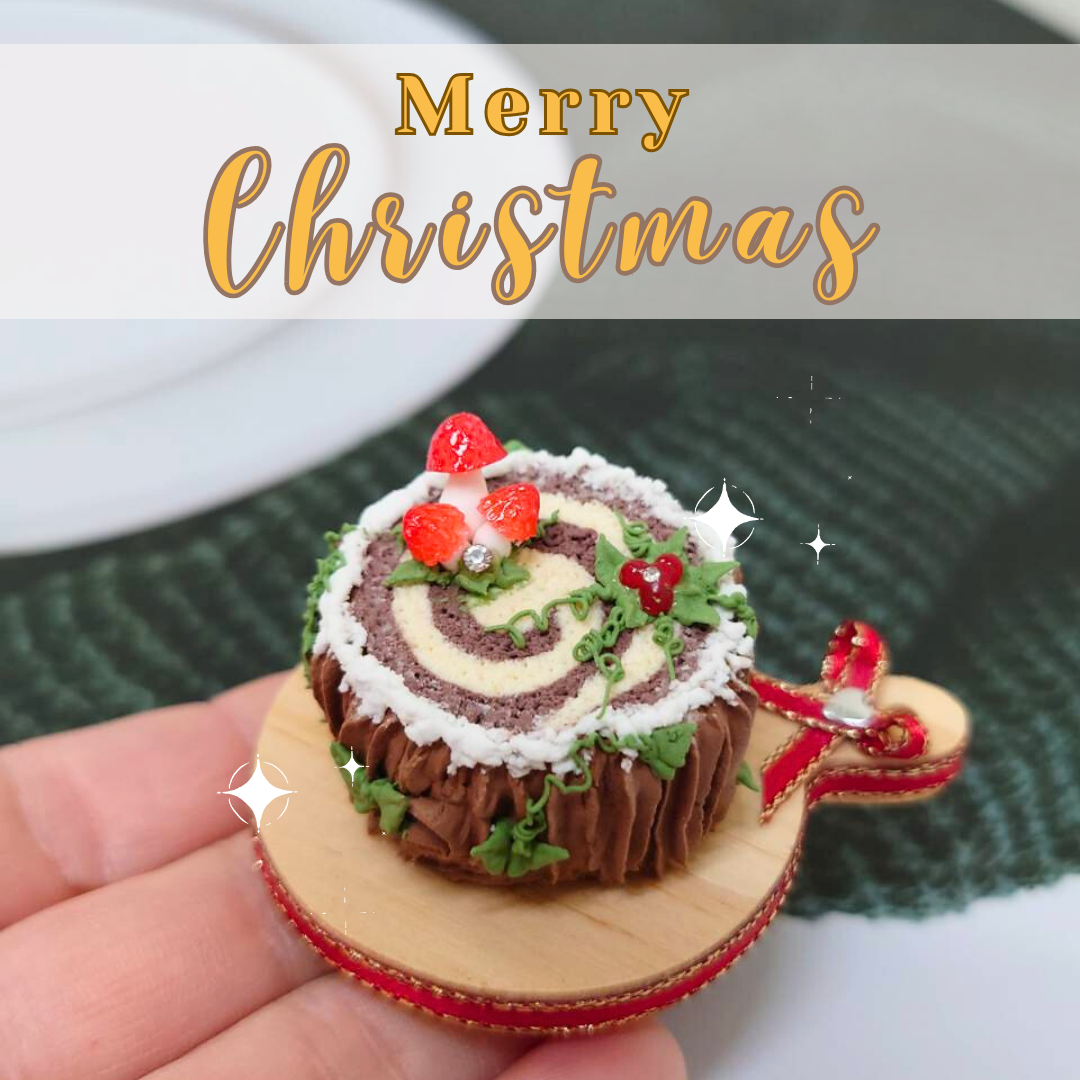 聖誕節樹幹蛋糕