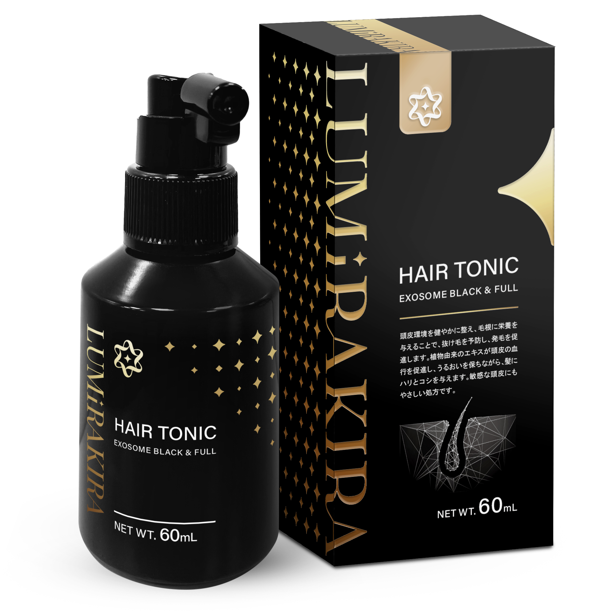 LUMiRAKIRA 未來之耀｜外泌體極萃賦活養髮液（60ML）